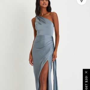 Lulu’s slate blue dress.  New
